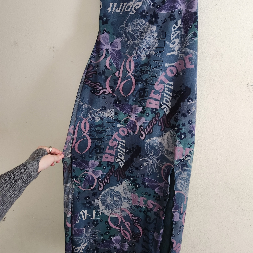 Urban Outfitters Graphic Maxi Skirt/dress